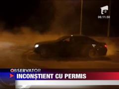 Inconstient cu permis pe strazile din Botosani