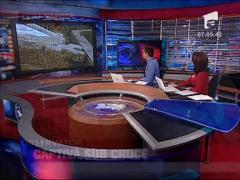 Copila strivita de o cruce de beton