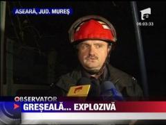 Explozie din... greseala