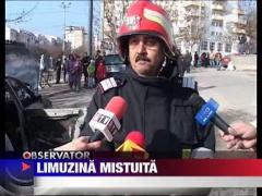 Masina de lux, facuta scrum in centrul Vasluiului