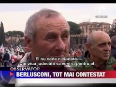 Berlusconi, tot mai contestat