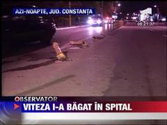 Doi tineri din Constanta au scapat ca prin minune cu viata dupa ce au cazut cu masina intr-o rapa
