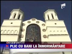 Plic cu bani la inmormantare