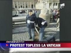 Protest topless la Vatican