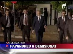 Georgios Papandreu a demisionat