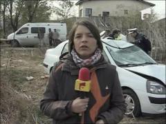 Barbat spulberat pe trecerea de pietoni