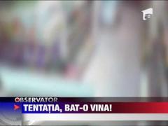 Femeie prinsa la furat in supermarket