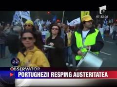 Proteste de amploare in Lisabona