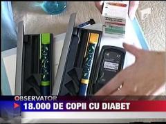 18.000 de copii din Romania sufera de diabet