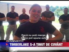 Justin Timberlake s-a tinut de cuvant