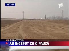 Nu se mai munceste la autostrada inaugurata, ieri, de Anca Boagiu