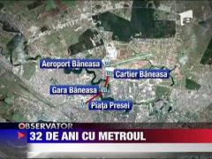 Metroul implineste 32 de ani de existenta