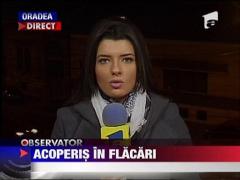 Sase garsoniere mistuite de flacari
