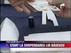 UPDATE: Opozitia vrea suspendarea lui Traian Basescu