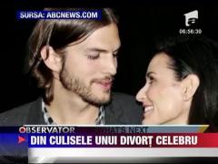 Demi Moore si Ashton Kutcher, cauza divortului