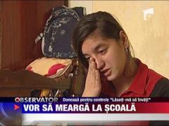Lasati-ma sa invat! Vor sa mearga la scoala