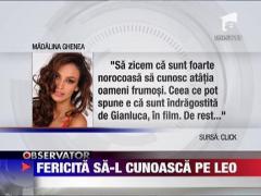 Madalina Ghenea: "Sunt indragostita de DiCaprio in film. De rest..."