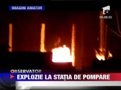 Explozie la statia de pompare