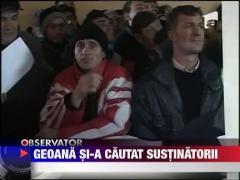 Baie de multime la Dabuleni pentru Mircea Geoana