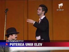 Gabriel Grigorescu, puterea unui elev