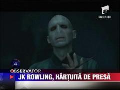 Creatoarea lui Harry Potter, hartuita de presa