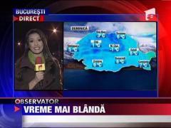 Vreme mai blanda in tara
