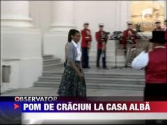 Casa Alba si-a primit bradul de Craciun