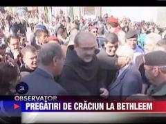 Pregatiri de Craciun la Bethleem