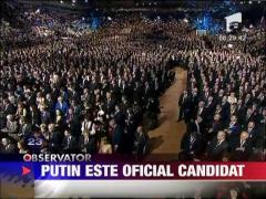 Vladimir Putin a intrat in cursa pentru un nou mandat la Presedintia Rusiei
