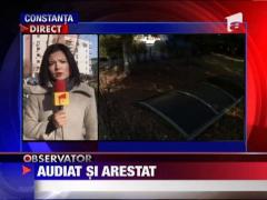 Soferul care ucis un om intr-o statie de autobuz, arestat si audiat