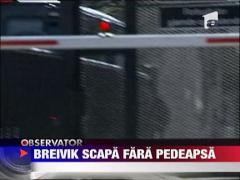 Autorul masacrului din Norvegia nu va face nicio zi de inchisoare!