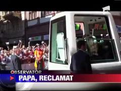 Papa Bendict al XVI-lea incalca legea rutiera