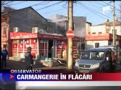 Incendiu intr-o piata din Constanta