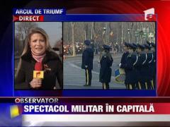 Spectacol militar in Capitala