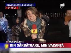 1 Decembrie a dat startul unei minivacante