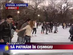 S-a deschis patinoarul din parcul Cismigiu