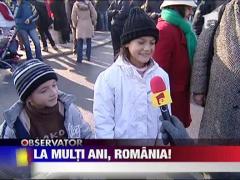 Romanii si-au intors azi fata catre Romania!