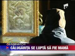 Calugarita cu 2 gemeni se lupta sa fie mama