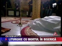 Barbat mort sub ochii preotului