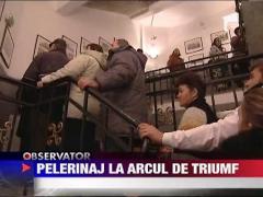 Aglomeratie la Arcul de Triumf