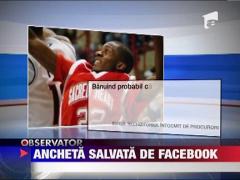 Facebook a salvat ancheta in cazul mortii baschetbalistului american Chauncey Hardy!