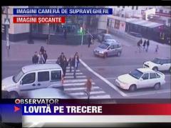 Eleva de 14 ani spulberata pe trecerea de pietoni