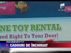 Jucarii inchiriate pentru Craciun