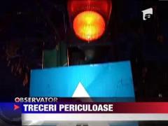 Treceri de pietoni periculoase