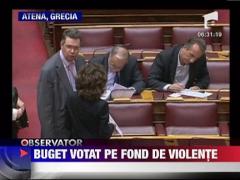 Parlamentul Greciei a votat Bugetul pentru 2012