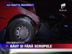 Un sofer baut a bagat cinci oameni in spital, in Capitala