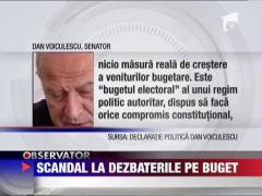 Parlamentarii se cearta pe bugetul de anul viitor ca la usa cortului