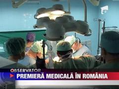 Premiera medicala nationala la Timisoara