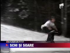 Schi si soare pe partii