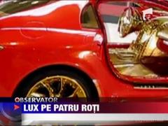 Bolid poleit cu 5 kilograme de aur, scos la vanzare